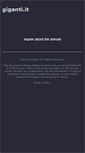 Mobile Screenshot of giganti.it