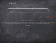 Tablet Screenshot of giganti.it